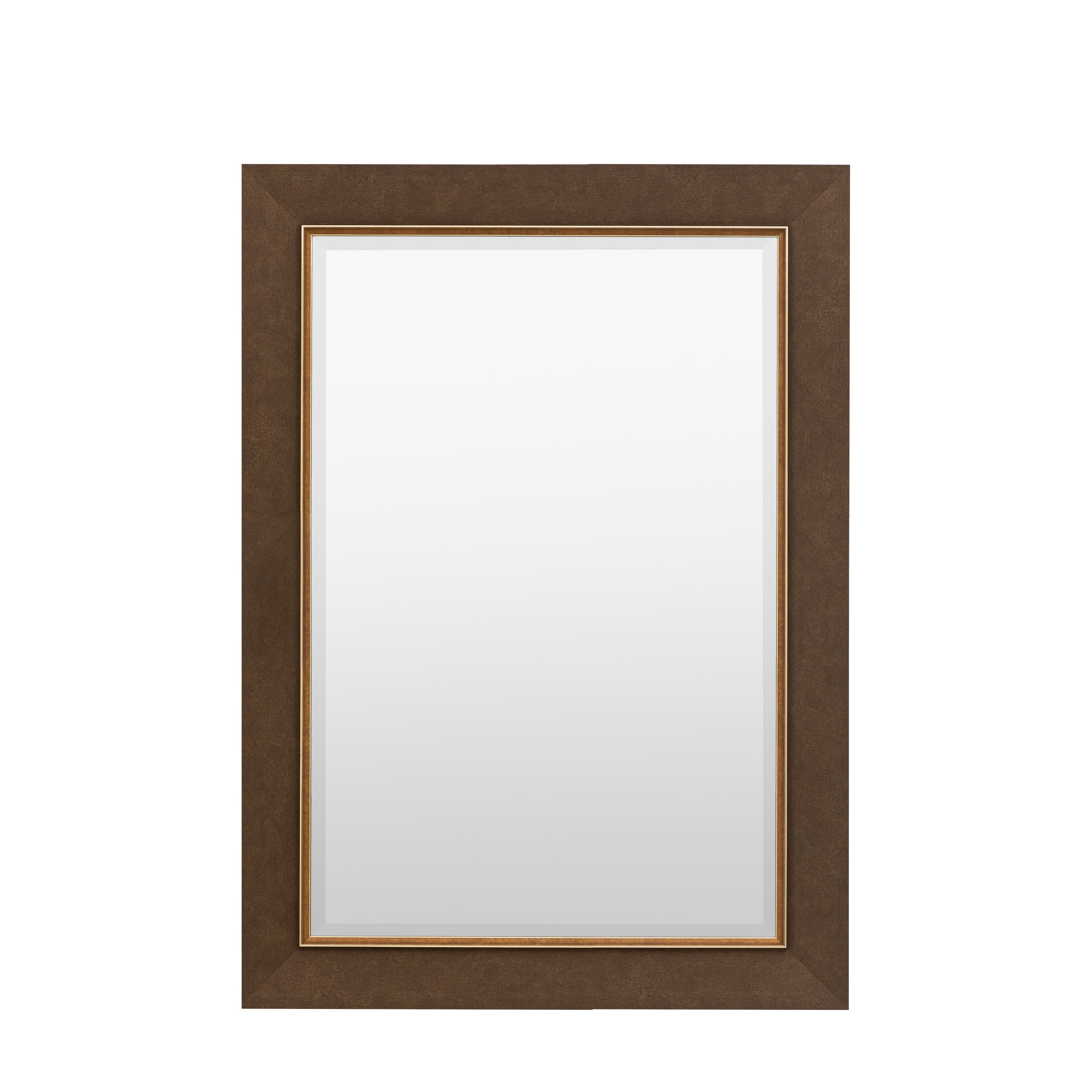 Chelsea Rustic Bronze Rectangle Wall Mirror